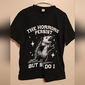 Size L Possom T- Shirt Black